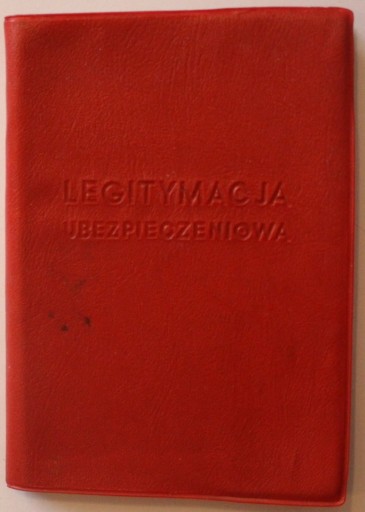 LEGITYMACJA UBEZPIECZENIOWA, data urodzenia 1936 rok