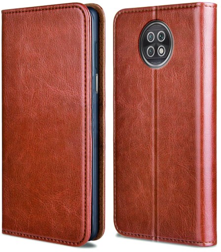 Etui SKÓRZANE do Xiaomi Redmi Note 9T 5G + SZKŁO