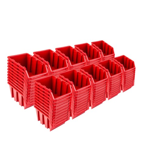 Pojemnik Magazynowy Zestaw 100x Kuweta NP8 RED