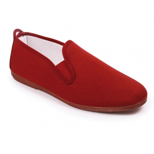 wygodne ESPADRYLE TENISÓWKI WKŁADANE bordowe r. 39