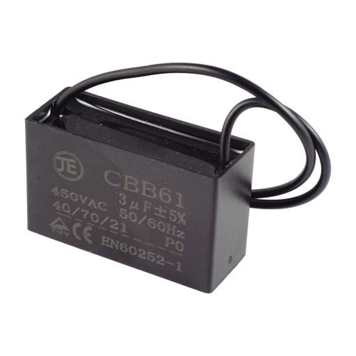Kondensator rozruchowy 3uF 450V CBB61 JE