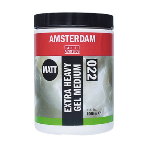 AMSTERDAM EXTRA HEAVY GEL MEDIUM MATT 022 1000 ML