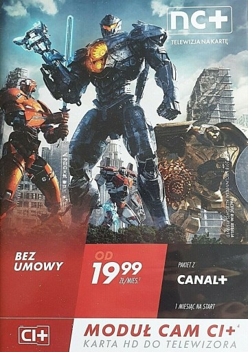 Moduł CI CANAL+ karta Cayman CAM pakiet Extra Canal+ 1 miesiąc CAID 1884