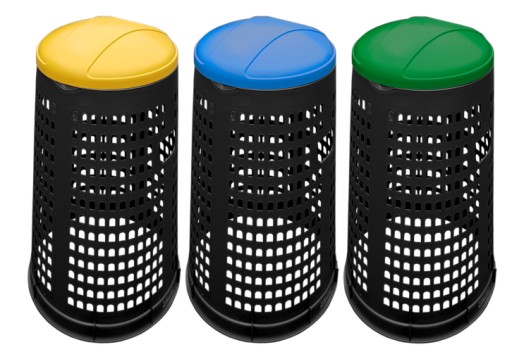 3 x Stojak RUFF ażurowy z ochroną na worek ZESTAW