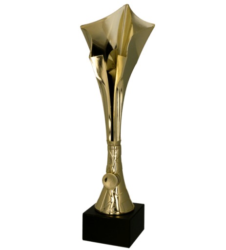 Puchar plastikowy złoty 39cm