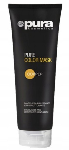 PURA COLOR MASK MASKA DO WLOSOW COPPER 250ML
