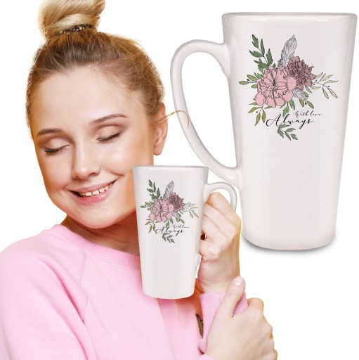 Kubek LATTE na PREZENT na WALENTYNKI dla NIEJ