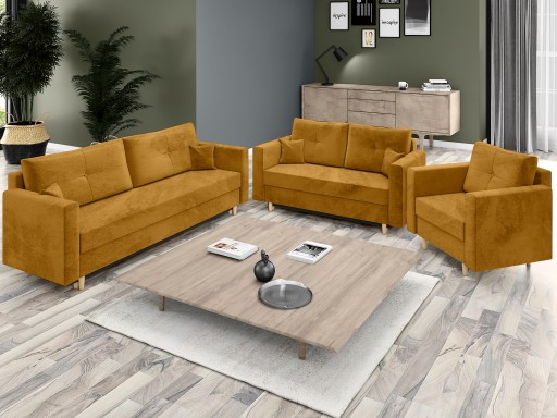 Zestaw wypoczynkowy 3+2+1 ALIS kanapa sofa fotel