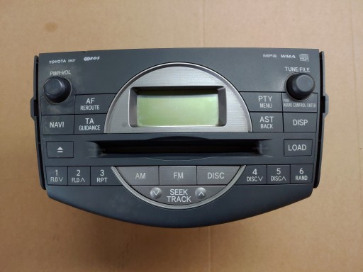 RADIOODTWARZACZ RADIO FABRYCZNE CD MP3 TOYOTA RAV4 III LATA 2005-2010