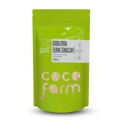 Skrobia oporna błonnik ziemniaczany keto błonnik niski IG 250g Coco Farm