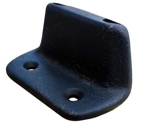 ODBOJNIK ŻELIWNY STOPER 8CM MASYWNY WYSOKI ODBÓJ DO BRAMY OGRANICZNIK MOCNY