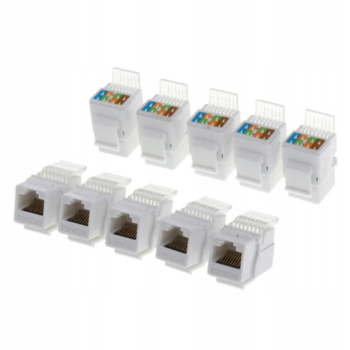Gniazdo Keystone modułu sieciowego Cat 6 Ethernet