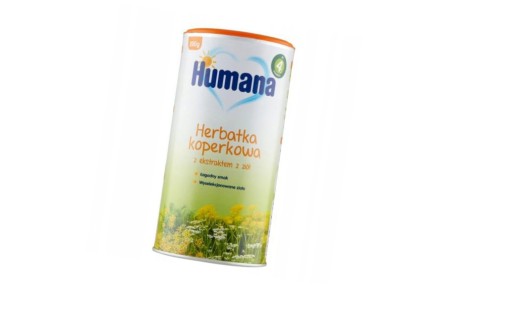 HUMANA Herbatka Koper Włoski Kminek po 4m 200 g