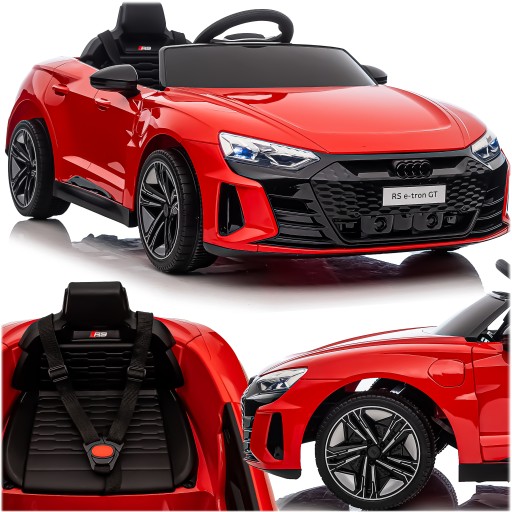 AUTKO AUTO NA AKUMULATOR AUDI RS E-TRON GT DLA DZIECI LED 12V 7Ah 4x35W