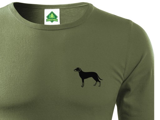 Koszulka militarna khaki super wzór Gończy Polski