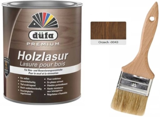 DUFA HOLZLASUR BEJCO-LAKIER DO DREWNA ORZECH 5L