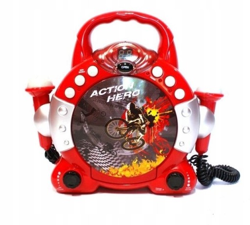 Soundmaster KCD46RO odtwarzacz Karaoke Action Hero