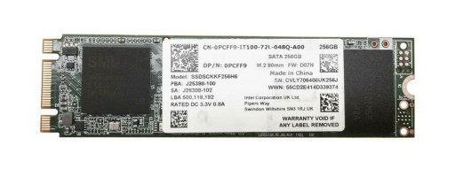 DYSK SSD INTEL SSDSCKKF256H6 / 256 GB / M.2
