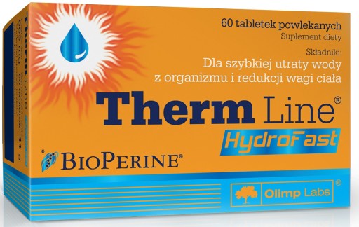 Olimp THERM LINE HYDRO FAST 60 tabletek REDUKCJA SPALACZ SINTEROL