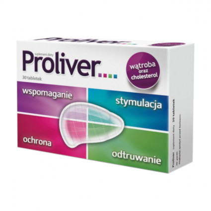 Proliver, 30 tabletek REGENERACJA WĄTROBY