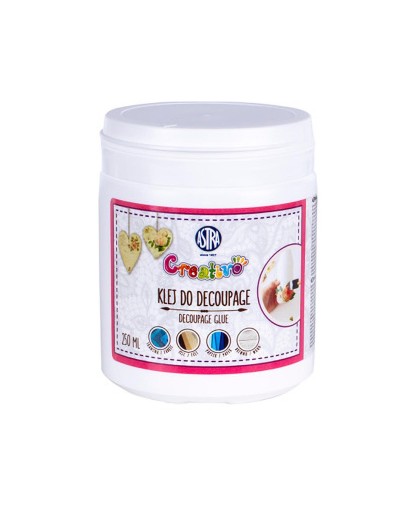 Klej do decoupage 250ml Creativo Astra