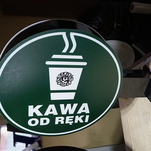 Kaseton jednostronny okrągły 50x50 / led /Plexi