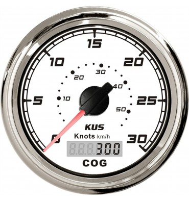 PRĘDKOŚCIOMIERZ GPS KUS SEA Q BIAŁY 0-30Kts 49070