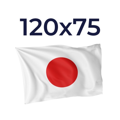 Flaga Japonii 120x75cm Japonia PREMIUM / SUPER MOCNA - PRODUCENT
