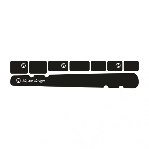 Folia ochronna RIESEL chain:guard set carbon black