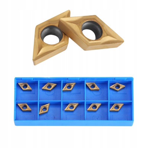 10 SZT PŁYTKI NÓŻ TOKARSKI CNC DCMT070204 US735