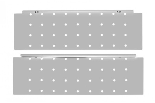 Bok Perforowany wysoki Modern box GTV okrągły L-450 szary PB-D-BXSIDE45C