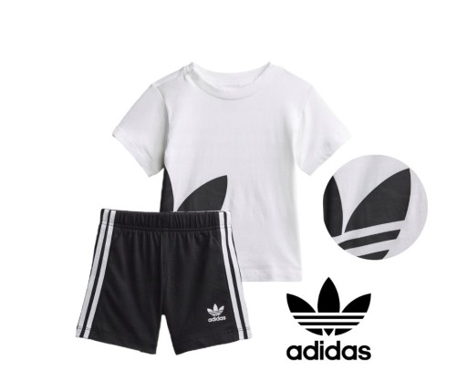 KOMPLET DZIECIĘCY ADIDAS SZORTY I KOSZULKA FR5321