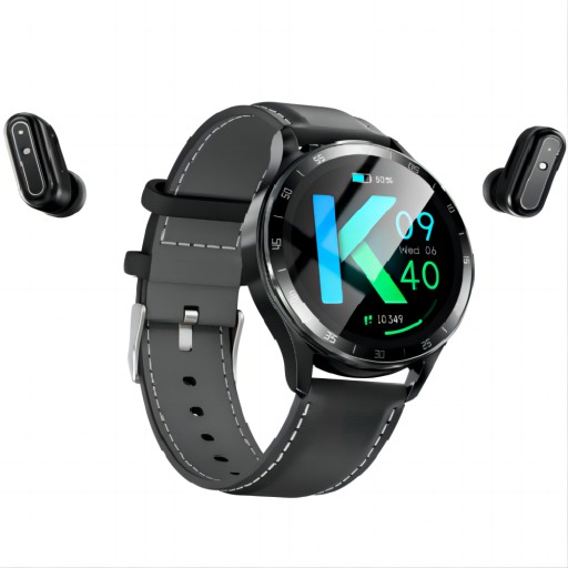 ZEGAREK SMARTWATCH MĘSKI 2 w 1 SŁUCHAWKA BLUETOOTH SPORT SMARTWATCH NFC