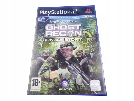 GHOST RECON JUNGLE STORM płyta bdb+ komplet PS2