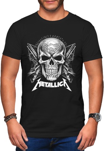 KOSZULKA METALLICA MĘSKA KOSZULKA METALICA ROCKOWA T-SHIRT MĘSKI TSHIRT