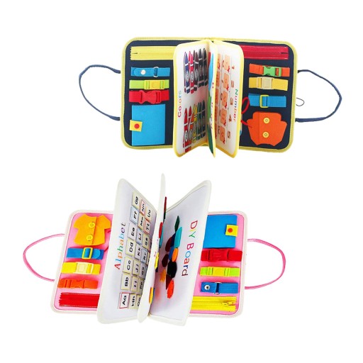 2PCS Busy Board Learning Educational Shape Color