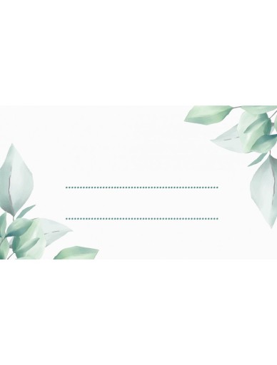 WINIETKI NA STÓŁ Wesele Ślub - Cold Mint Leaf