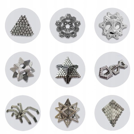 NeoCube Kulki Magnetyczne Klocki 3mm 1000szt