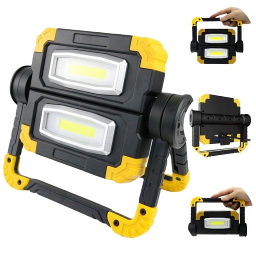 LAMPA LED ROBOCZA WARSZTATOWA AKUMULATOR HALOGEN
