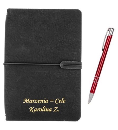 Notes i długopis + Twój GRAWER prezent RETRO