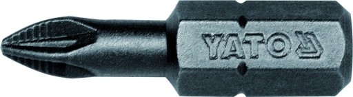 Końcówki wkrętakowe 1/4x25 mm, pz1, 50 szt BITY YATO