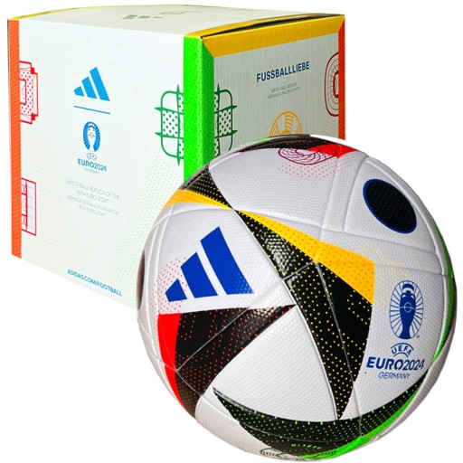 PIŁKA NOŻNA ADIDAS EURO 2024 FUSSBALLLIEBE LEAGUE BOX IN9369 Treningowa r.5