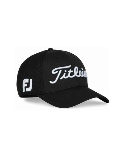 TITLEIST TOUR SPORTS MESH CAP BLACK/WHITE