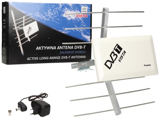 MOCNA Antena DVB-T kierunkowa Vista POLSKA A8T