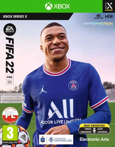 FIFA 22 Microsoft Xbox Series X - NOWA W FOLI + Losowy SteelBook w gratisie