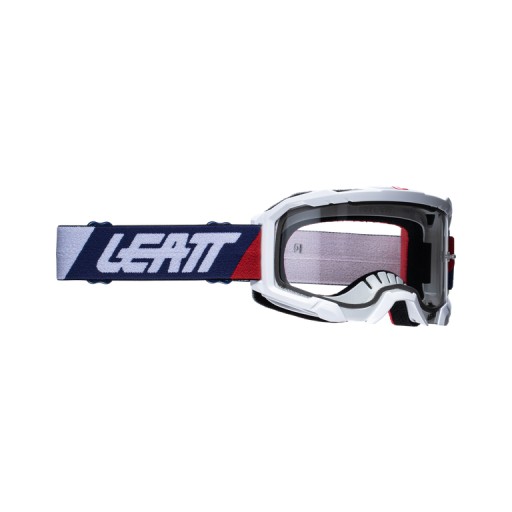 GOGLE cross quad LEATT VELOCITY 4.5 ROYAL WHITE