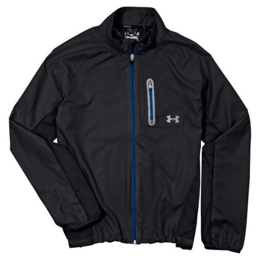 KURTKA UNDER ARMOUR ARMOURVENT RUN JACKET MEN BLACK S czarny S
