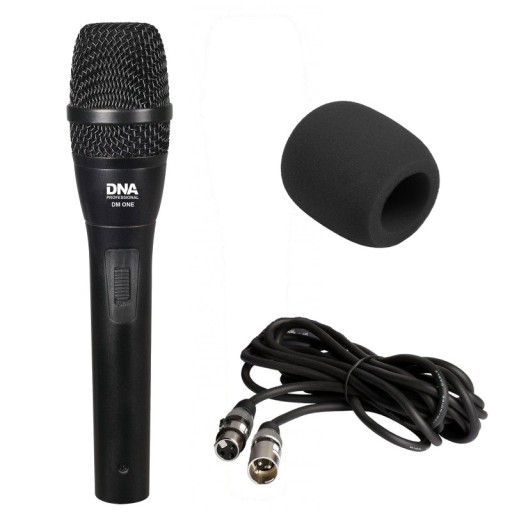 Mikrofon dynamiczny DNA DM One + kabel XLR - XLR