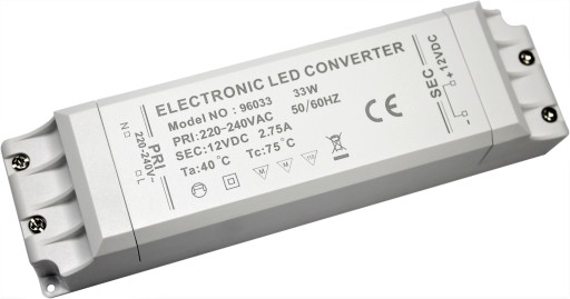 ZASILACZ TRANSFORMATOR LED TRELED 30W 230V/12V DC