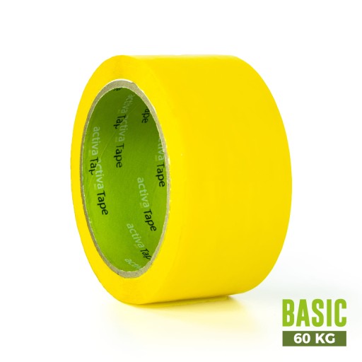 Taśma klejąca Activa Basic Żółta 48mmx66m 1 szt.